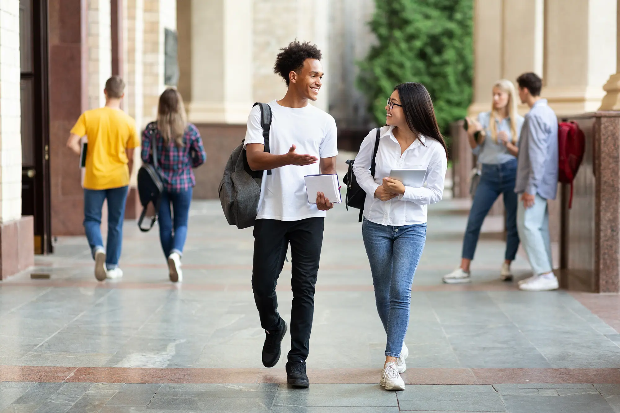 Students Socialising at University